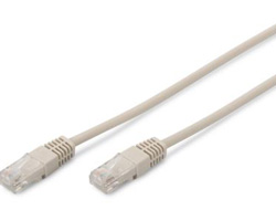 DIGITUS Premium - patch cable - 2 m - gray kabelis, vads