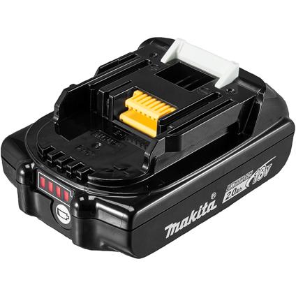 Makita BL1820B, 18 volt, 2 Ah battery (Black)