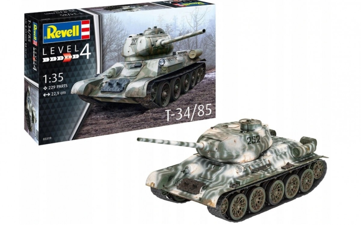 Revell Plastic model Vehicle T34-85 Rotaļu auto un modeļi