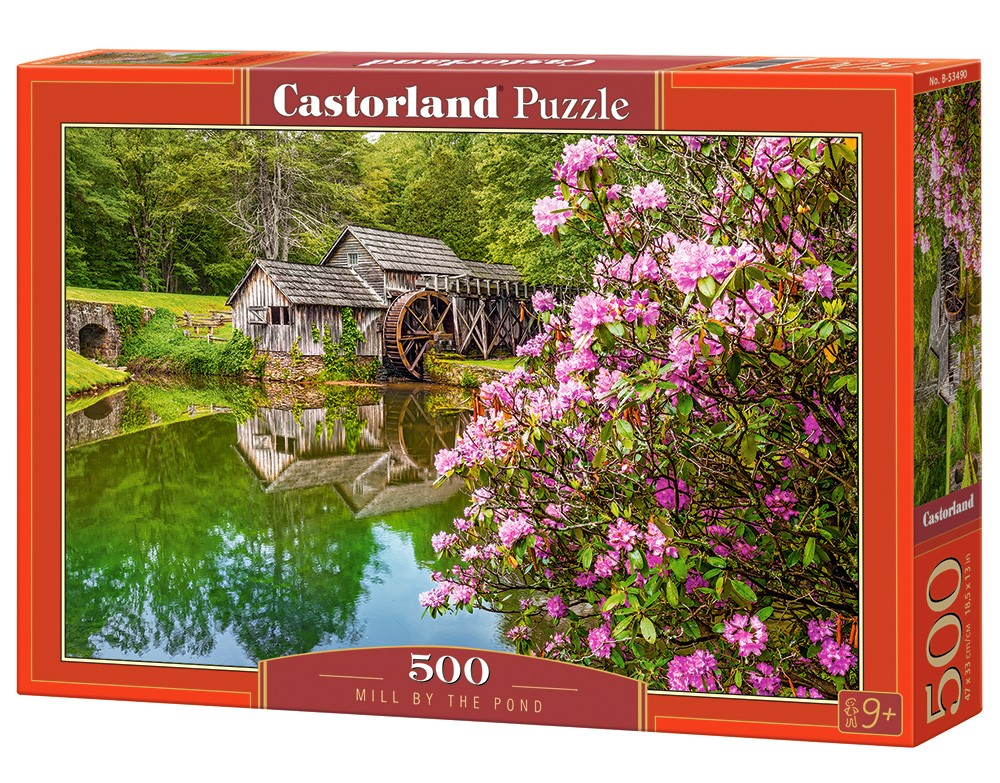 Castorland Puzzle 500 Mill by the Pond puzle, puzzle