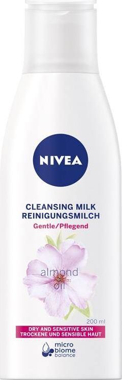 Nivea Mleczko oczyszczajace cera sucha i wrazliwa Naturalny Olejek Migdalowy 200ml 9005800231020 kosmētikas noņēmējs