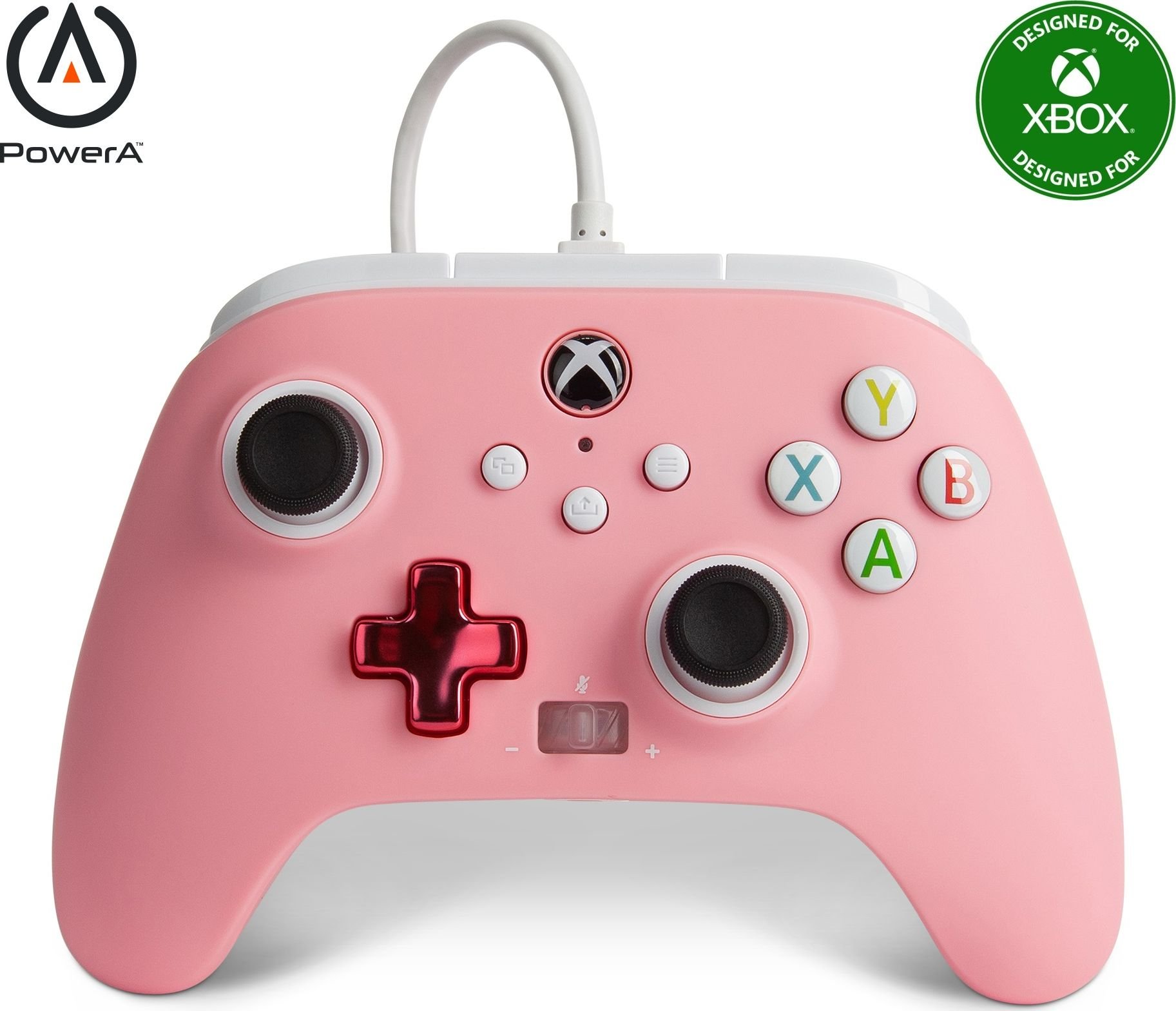 PowerA Xbox Pad przewodowy Enhanced Rozowy spēļu konsoles gampad