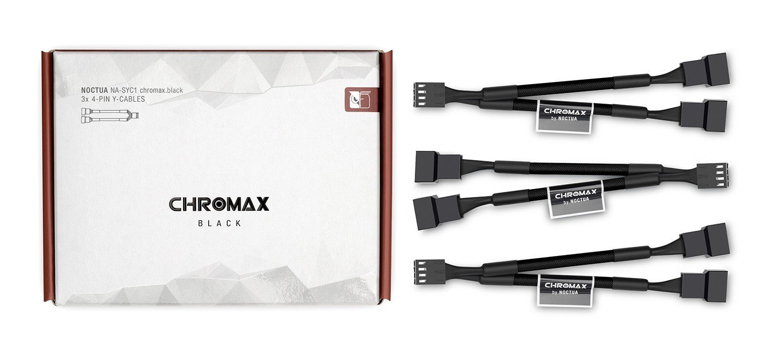 Noctua NA-SYC1 chromax black NA-SYC1 chromax.black (9010018200553) aksesuārs datorkorpusiem