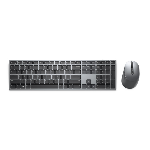 Dell Premier Multi-Device KM7321W - keyboard and mouse set - QWERTZ - German - titan gray klaviatūra