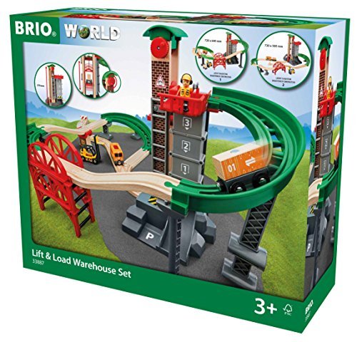 BRIO Large warehouse with lift - 33887 bērnu rotaļlieta