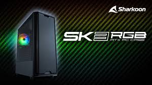 Sharkoon SK3 RGB, tower case (black) Datora korpuss