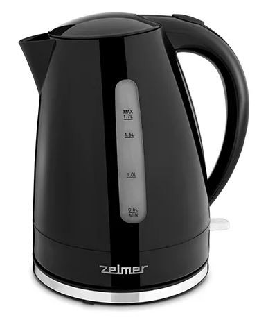 Zelmer ZCK7617B electric kettle 1.7 L 2200 W Black Elektriskā Tējkanna