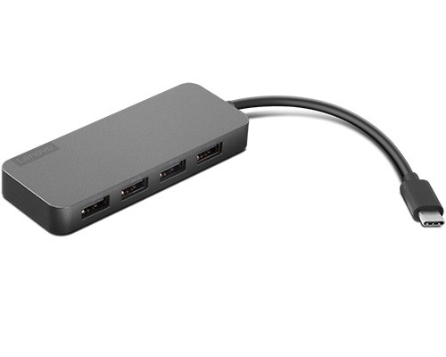 Lenovo USB-C to 4 Ports USB-A Hub USB centrmezgli