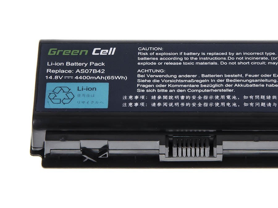 Green Cell for Acer Aspire 5930 7535 AS07B31 AS07B41 14.8V 8 cell (AC05) akumulators, baterija portatīvajiem datoriem
