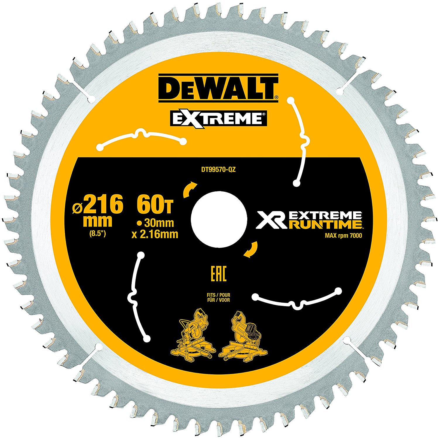 DeWalt DT99570, 216mm / 30mm