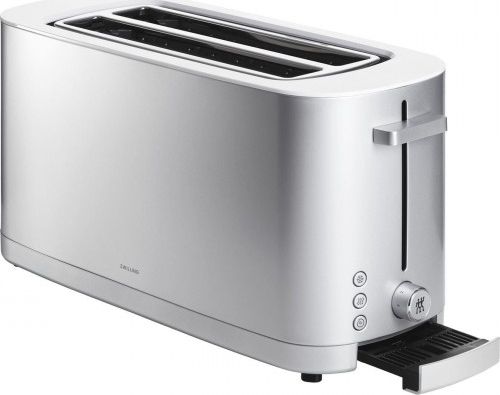 ZWILLING Enfinigy 2 Long Slot Toaster - Silver Tosteris