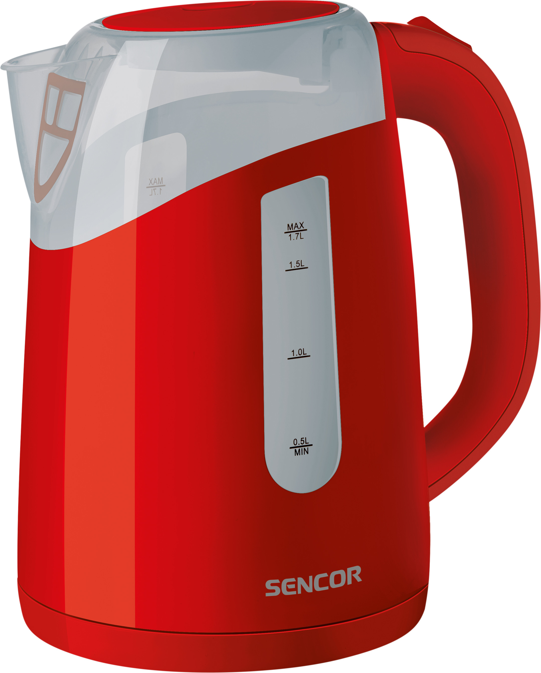 Electric kettle Sencor SWK1704RD (8590669277728) Elektriskā Tējkanna