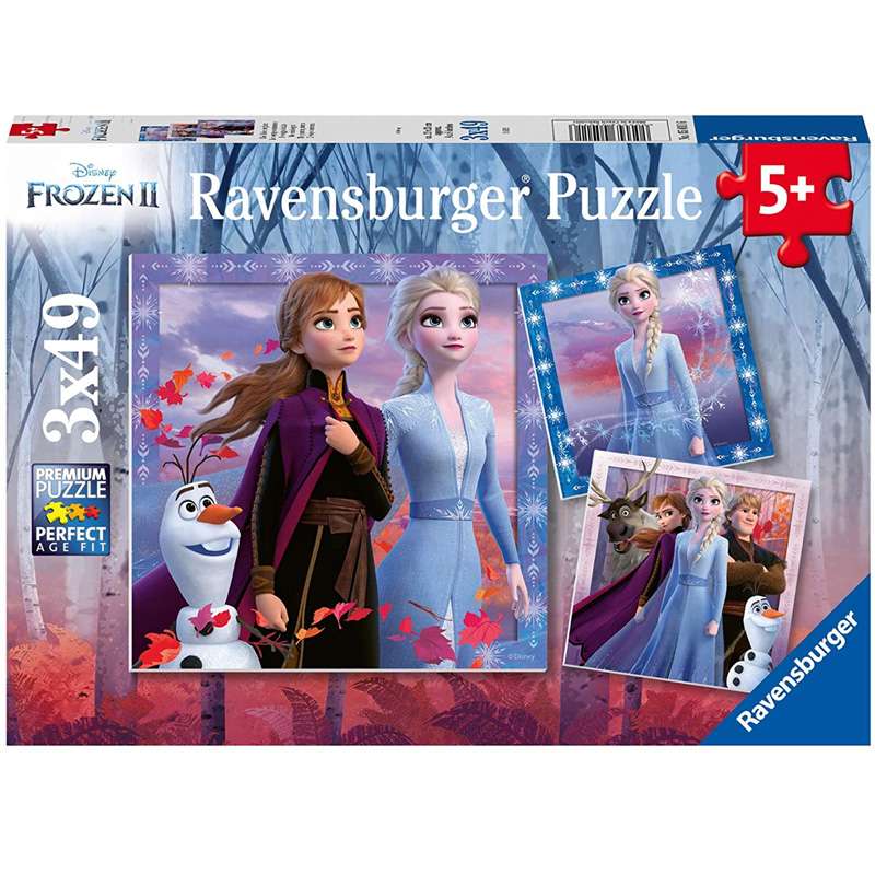 Ravensburger Frozen  Art.R05011 Puzle,3x49 gab puzle, puzzle