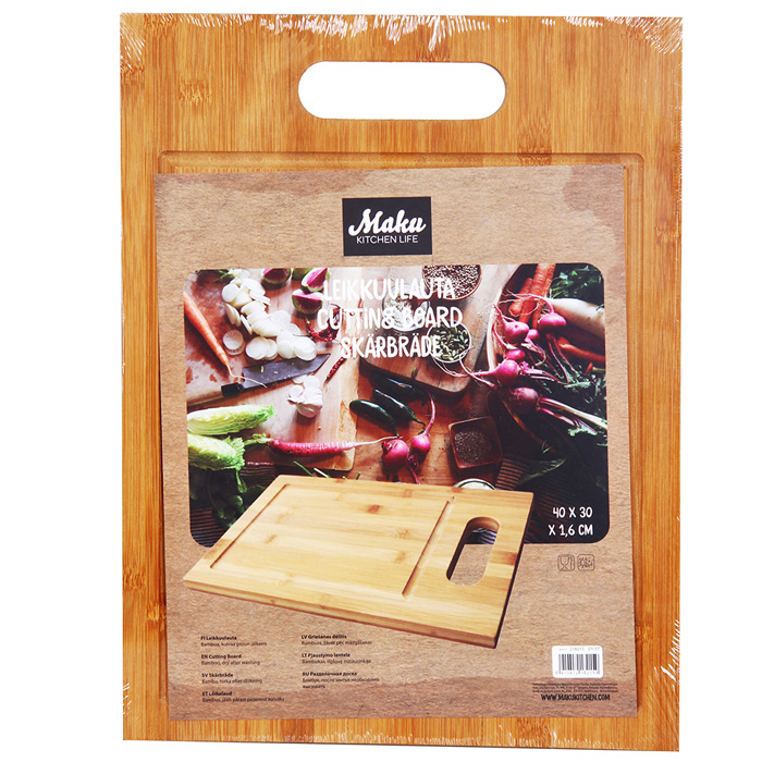 Delis sadales Delis sadales 40x30x1.6cm bambusa 218215 Virtuves piederumi