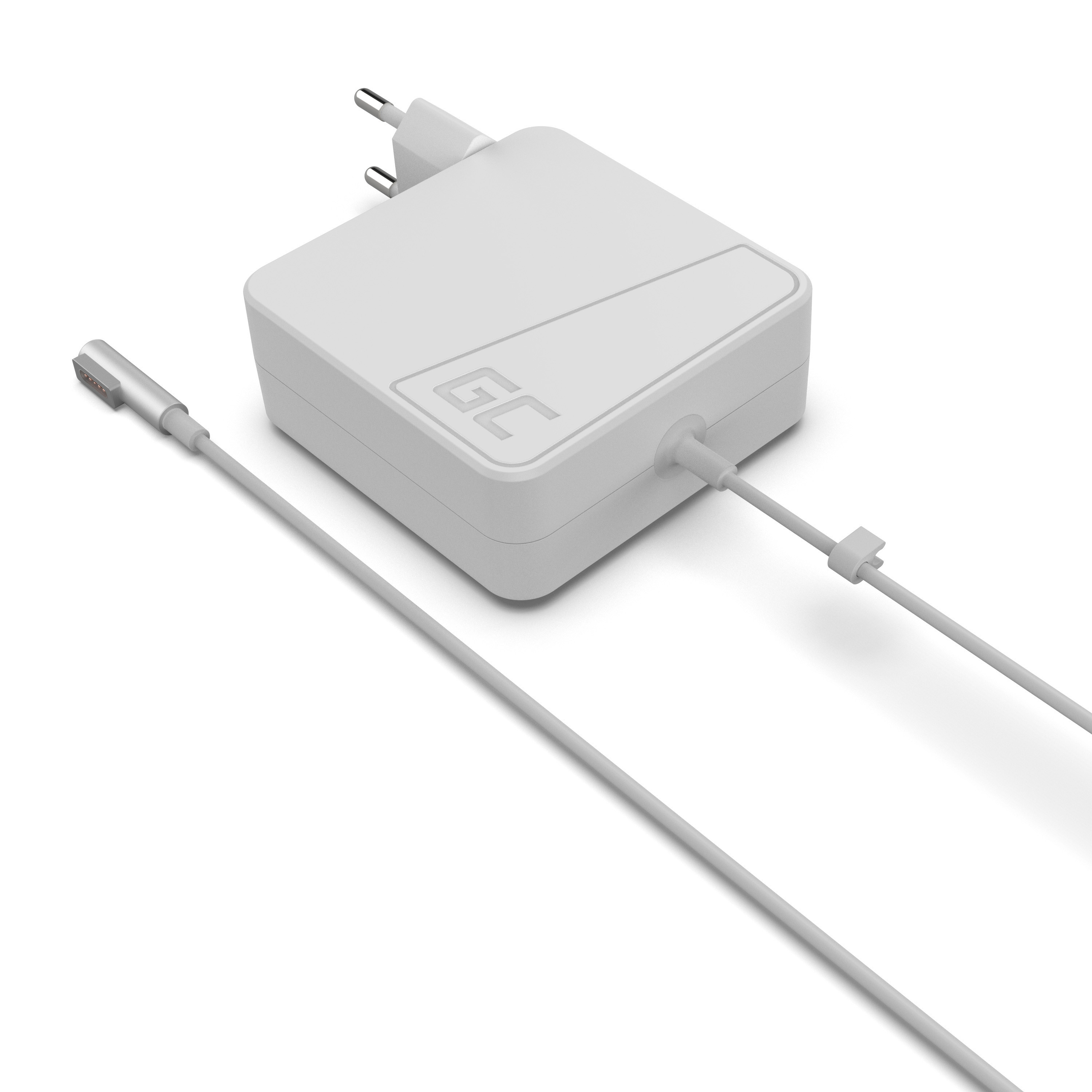 Green Cell for Apple Macbook Magsafe Power: 60W | Voltage: 16.5V | Amperage: 3.65A | Plug: 5 pin portatīvo datoru lādētājs