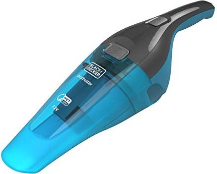 Black & Decker WDC215WA handheld vacuum Blue, Titanium Bagless Putekļu sūcējs