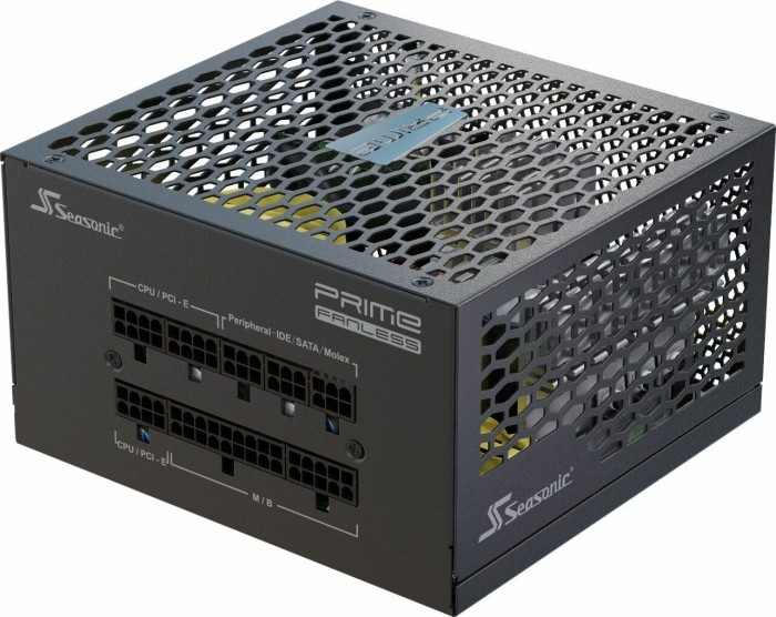 Seasonic Prime Fanless PX Netzteil, 80 PLUS Platinum, modular - 500 Watt Barošanas bloks, PSU