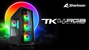 Sharkoon TK4 RGB, tower case (black, tempered glass) Datora korpuss