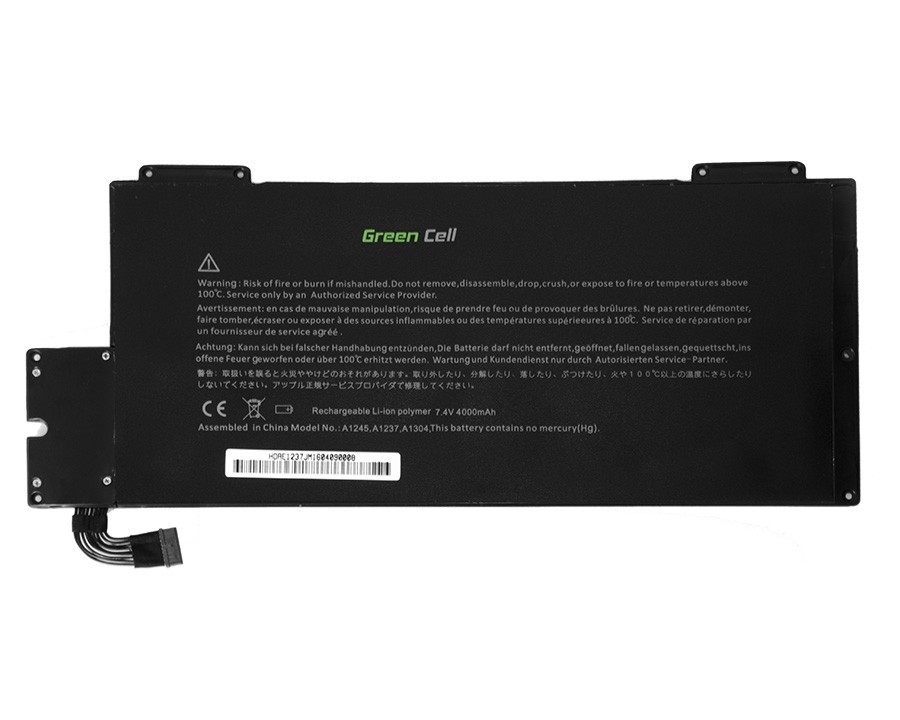 Green Cell for Apple Macbook Air 13" A1237 A1245 A1304 (AP09) akumulators, baterija portatīvajiem datoriem