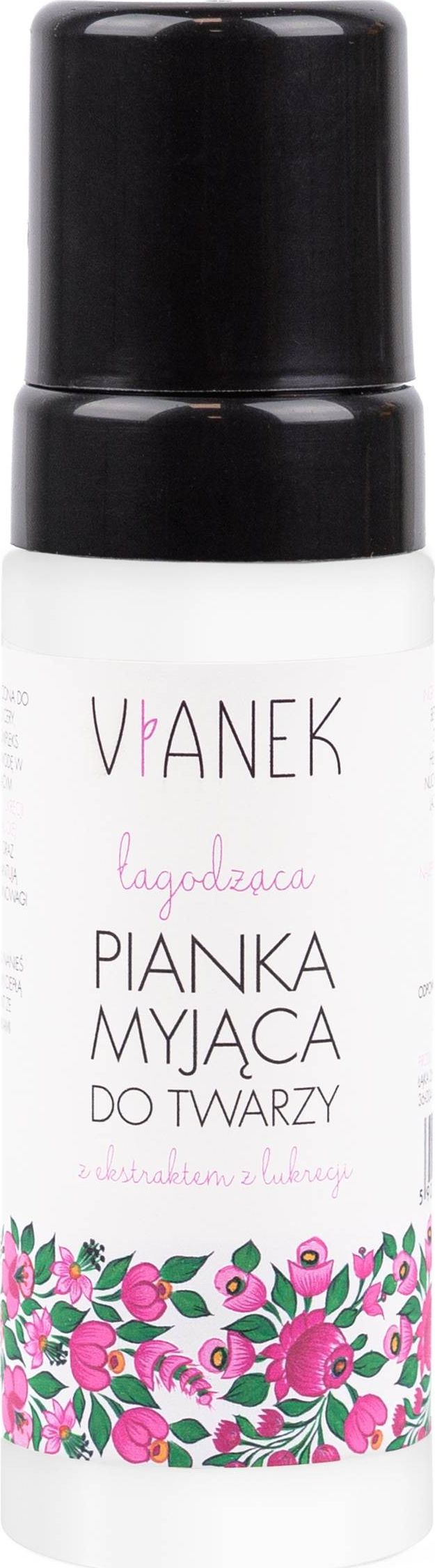 Vianek Lagodzaca pianka do mycia twarzy 150ml VIA105 (5902249015225) kosmētikas noņēmējs