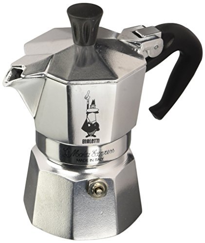 Bialetti Moka Express silver - 1 Cup 1161 (8006363011617) piederumi kafijas automātiem