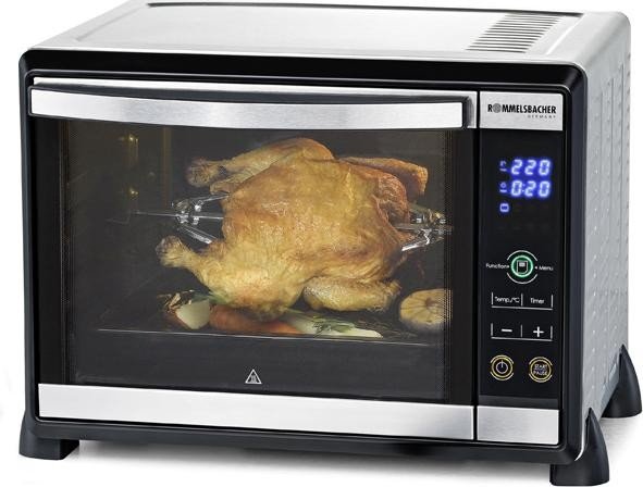 Rommelsbacher baking and barbecue BGE 1580 / E, mini-oven (stainless steel) Cepeškrāsns