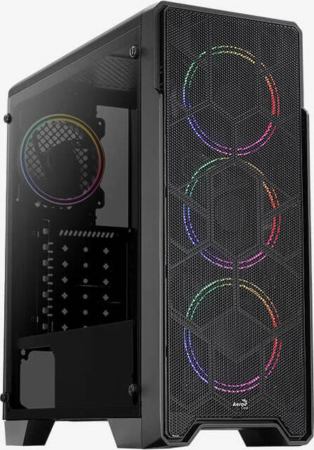 Aerocool Ore Saturn FRGB Midi-Tower, Tempered Glass - schwarz Datora korpuss