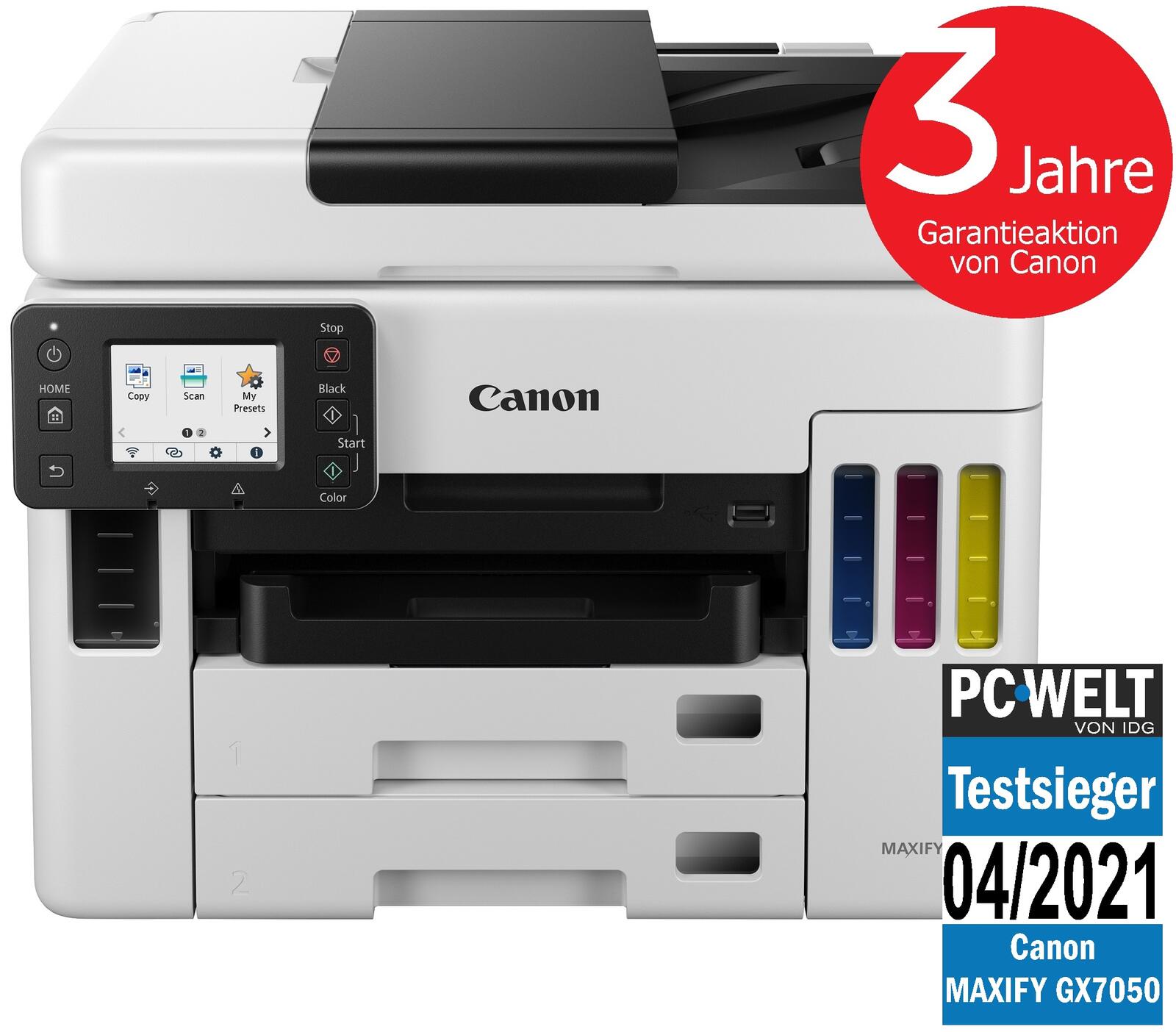 CANON maxify GX7050 Duplex A4 color 15.5 printeris