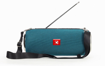 Gembird SPK-BT-17 portable Bluetooth speaker with FM-radio, green datoru skaļruņi