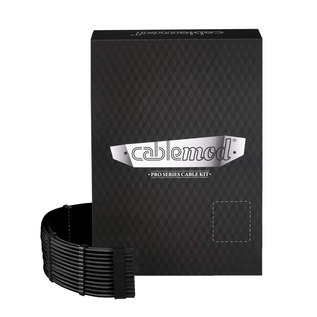 CableMod PRO ModMesh RT Series Cable Kit, Cable Management (Black, 13 pieces) aksesuārs datorkorpusiem