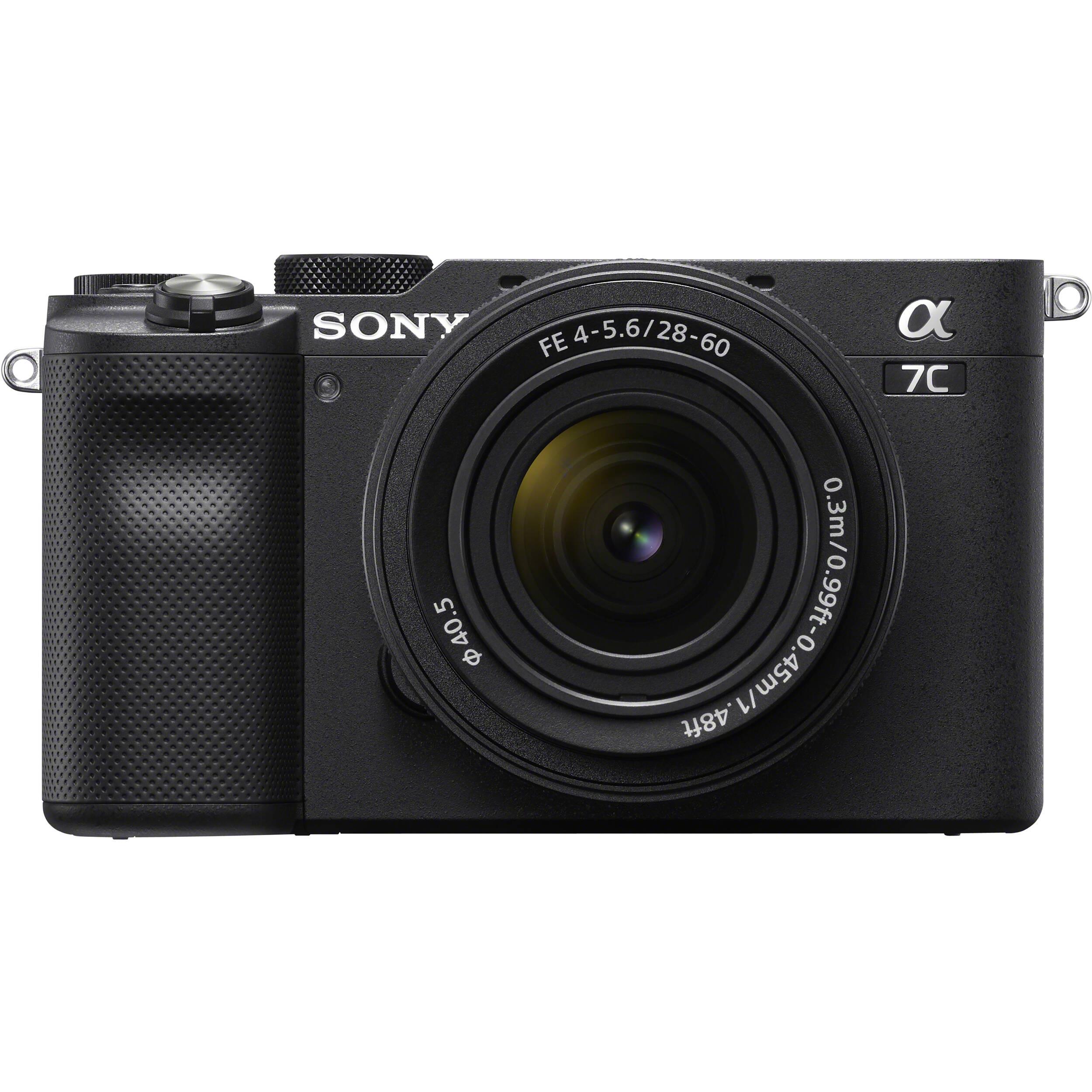 Sony Full-frame Mirrorless Interchangeable Lens Camera with Sony FE 28-60mm F4-5.6 Zoom Lens Alpha A7C 24.2 MP, ISO 102400, Display diagonal Digitālā kamera