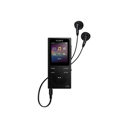 Sony Walkman NW-E394B MP3 Player, 8GB, Black 4548736107199 multimēdiju atskaņotājs