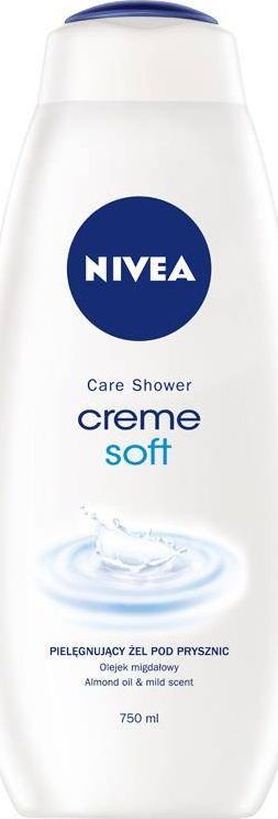 Nivea NIVEA_Creme Soft Care Shower pielegnujacy zel pod prysznic 750ml 9005800218540