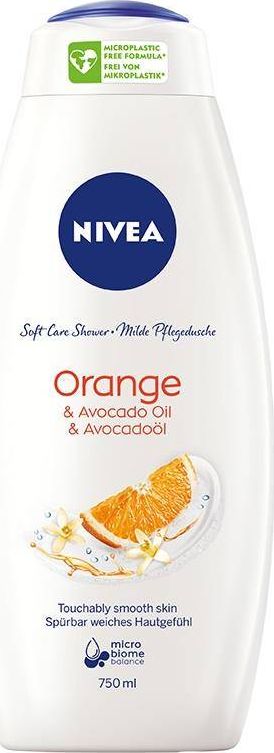 Nivea NIVEA_Orange Avocado Oil Care Shower pielegnujacy zel pod prysznic 750ml 9005800263694