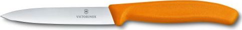 Victorinox Noz Victorinox do jarzyn, gladki, 10 cm, pomarancz VX-6.7706.L119 (7611160032409) Virtuves piederumi
