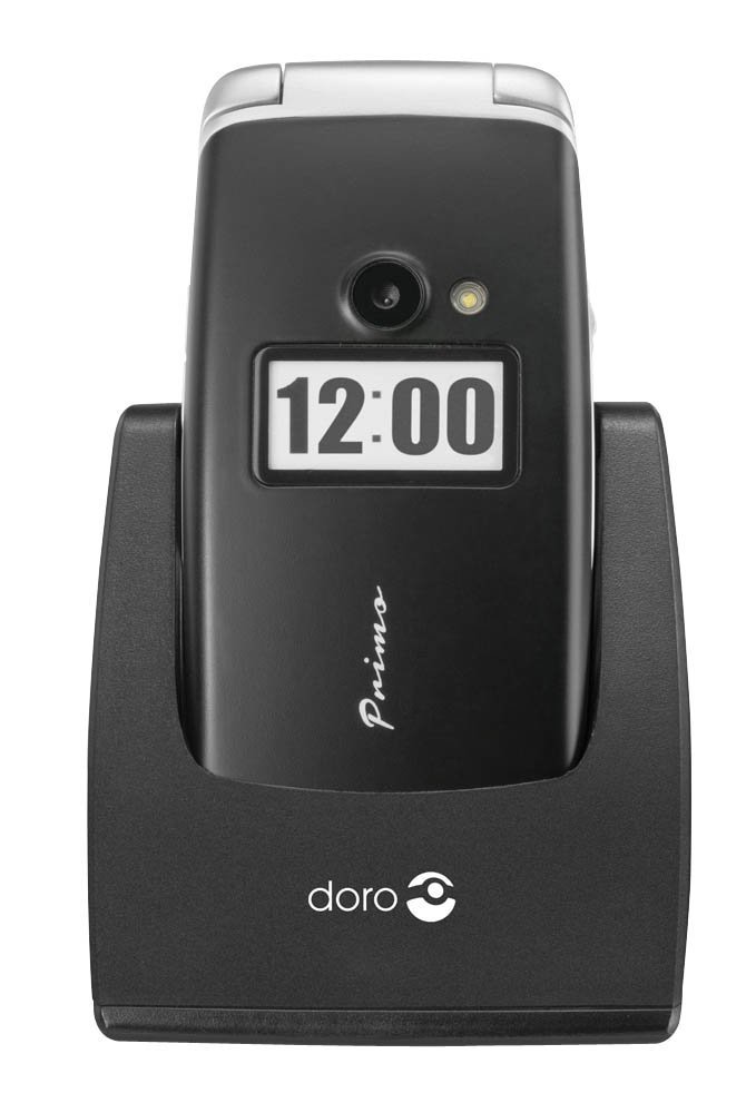 Doro Primo 413, mobile phone black 360010 Mobilais Telefons