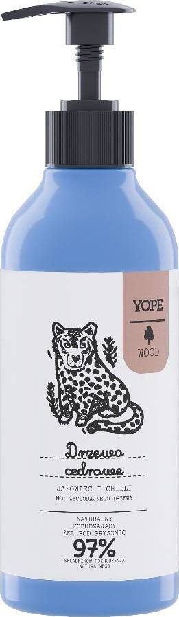 Yope YOPE WOOD Zel pod prysznic Drzewo Cedrowe, Jalowiec, Chilli 400ml 5903760200558 (5903760200558)