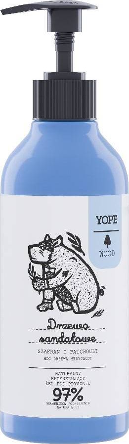 Yope YOPE WOOD Zel pod prysznic Drzewo Sandalowe, Szafran, Patchouli 400ml 697706 (5900168907706)