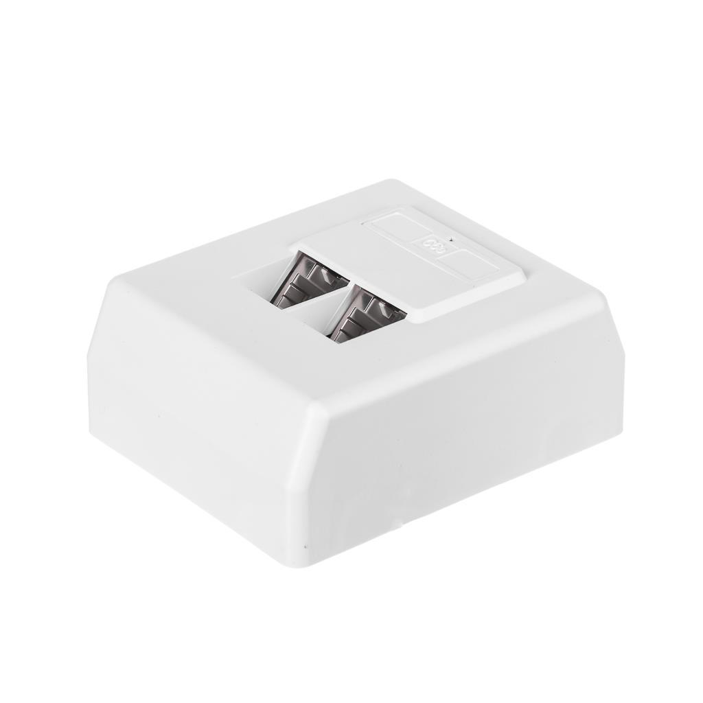 Netrack complete wall outlet 2xRJ45 8p8c STP Cat6 aksesuārs portatīvajiem datoriem