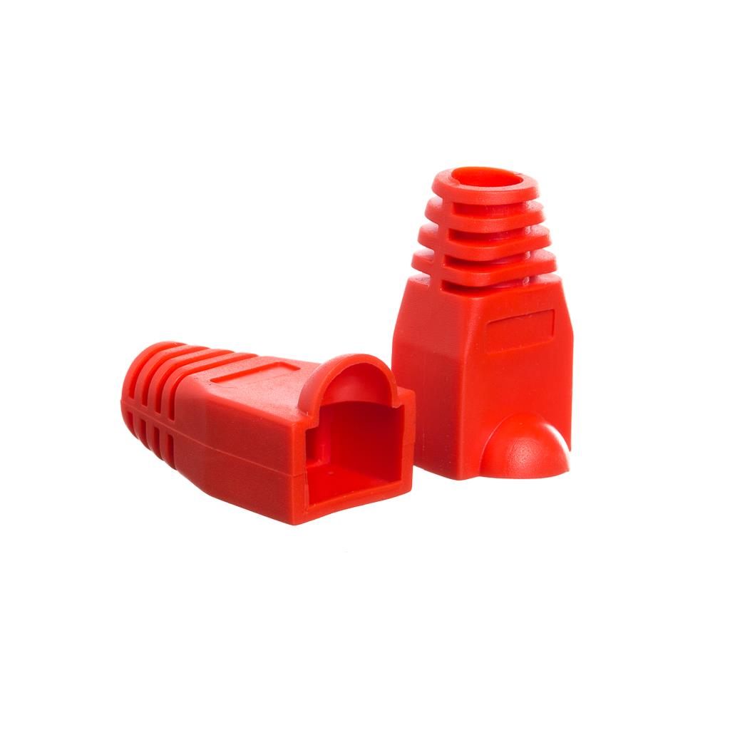 Netrack boot for RJ45 plug, red (100 pcs.)