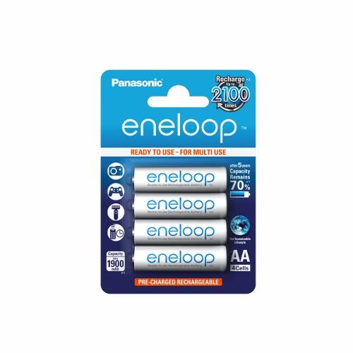 Panasonic Eneloop Ready To Use Rechargeable Battery 4x AA BK-3MCCE-4BE Baterija