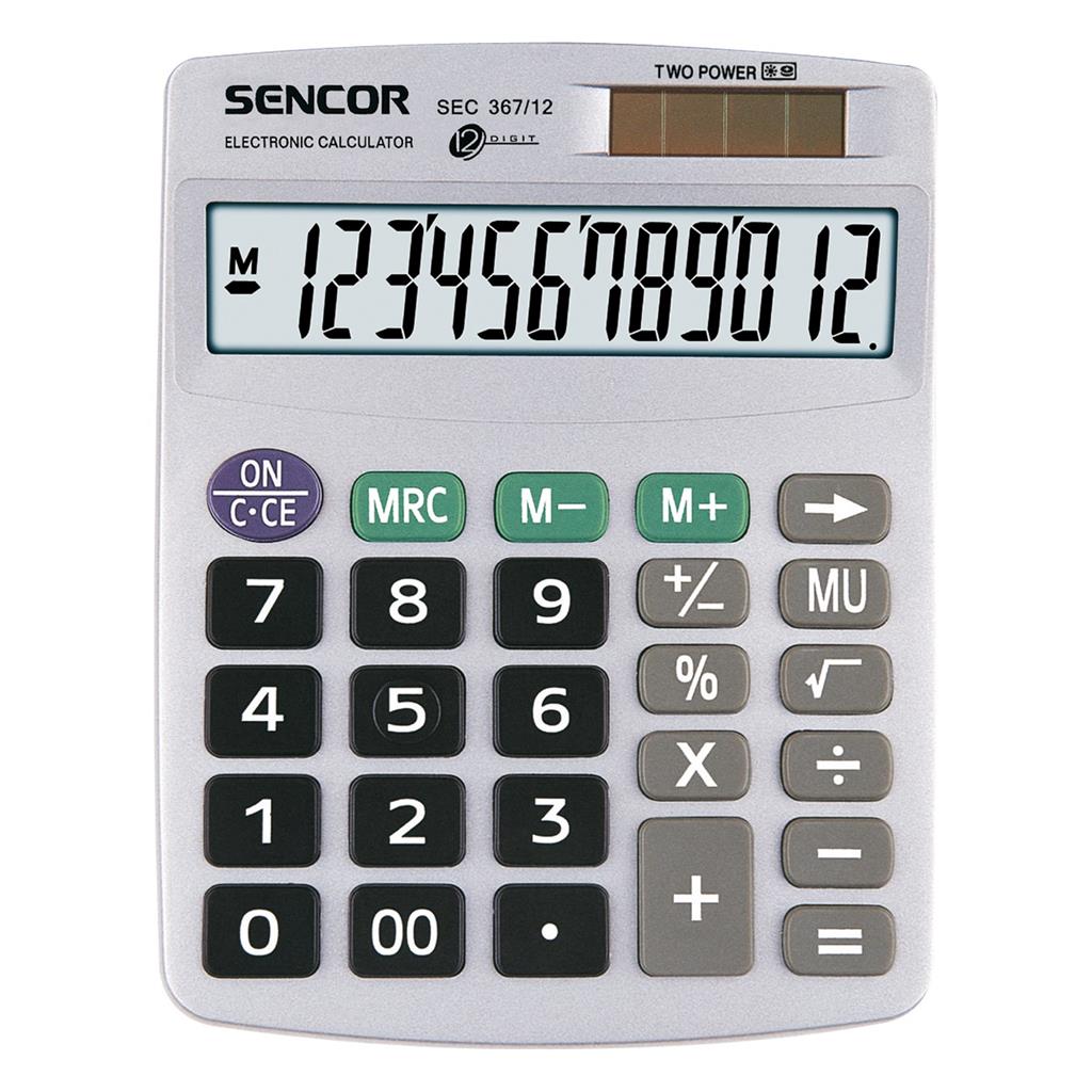 Calculator SEC 367/12    Table,12 digitālCD kalkulators