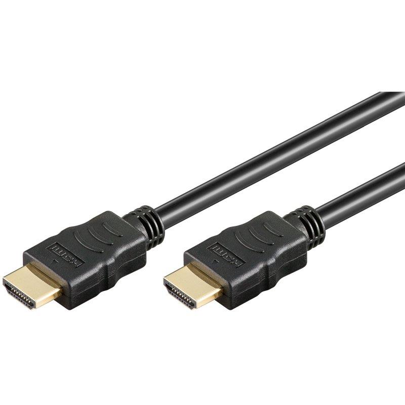 Techly Monitor cable HDMI-HDMI M/M 1.4 Ethernet, shielded, 5m, black kabelis, vads