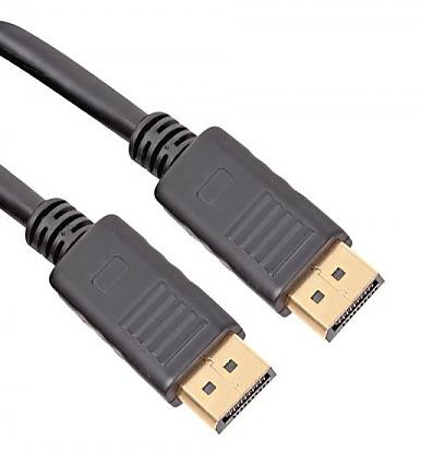 DISPLAYPORT CABLE M/M   2,0m Y-C608BK kabelis, vads