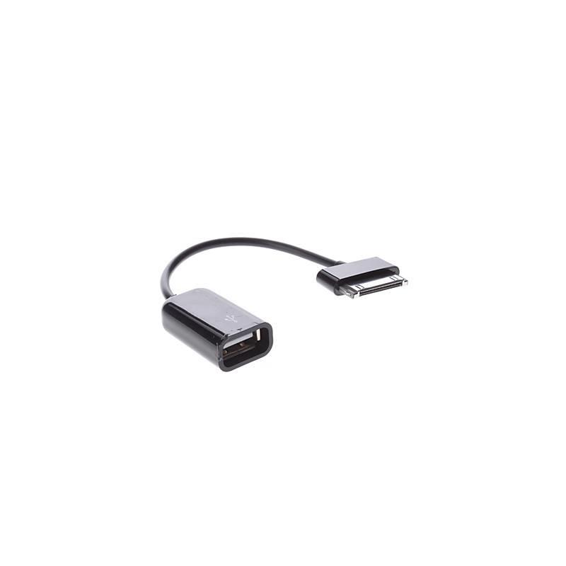 Techly USB OTG cable adapter for Samsung Galaxy Tab, black, 20cm aksesuārs portatīvajiem datoriem