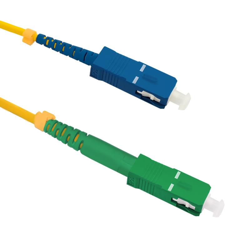 Optic patchcord SC/APC-  SC/UPC SM 9/125 G652D 5 kabelis, vads