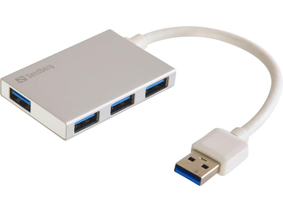 Sandberg USB 3.0 Pocket Hub 4 ports   5705730133886 komutators