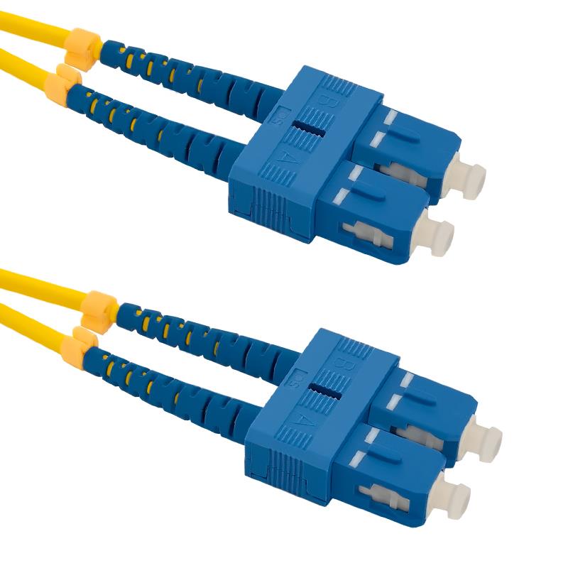 Qoltec Optic Patchcord SC/UPC-SC/UPC SM 9/125 G652D 1m kabelis, vads