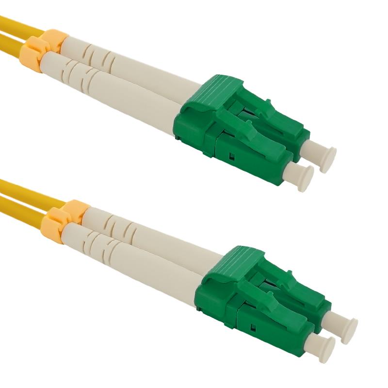 Qoltec Optic Patchcord LC/APC-LC/APC SM 9/125 G652D 1m kabelis, vads