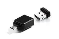 Verbatim USB DRIVE 2.0 NANO 16GB STORE 'N' STAY + OTG Adapter USB Flash atmiņa